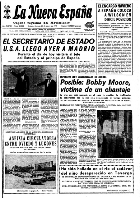Portada Viernes 29 de  de 1970