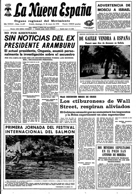 Portada Domingo 31 de  de 1970