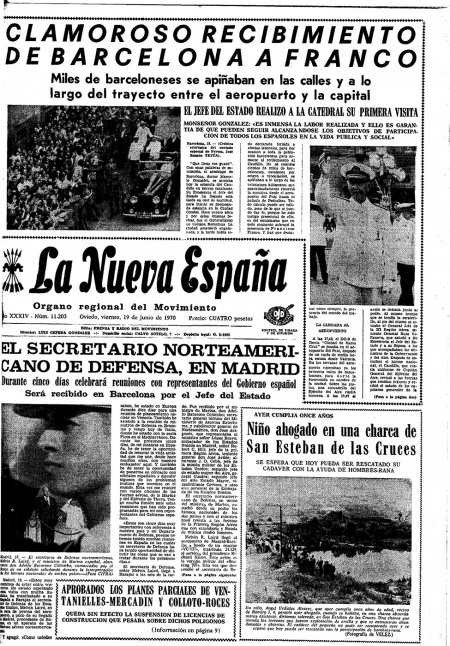 Portada Viernes 19 de  de 1970