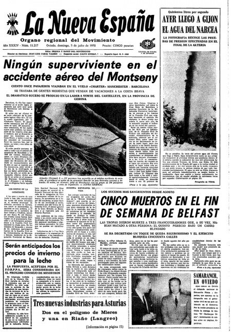 Portada Domingo 5 de  de 1970