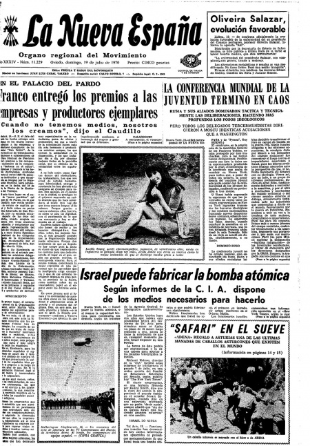 Portada Domingo 19 de  de 1970