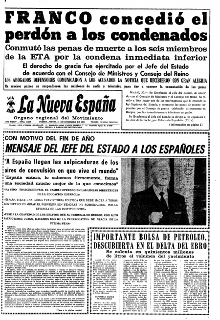 Portada Jueves 31 de Diciembre de 1970