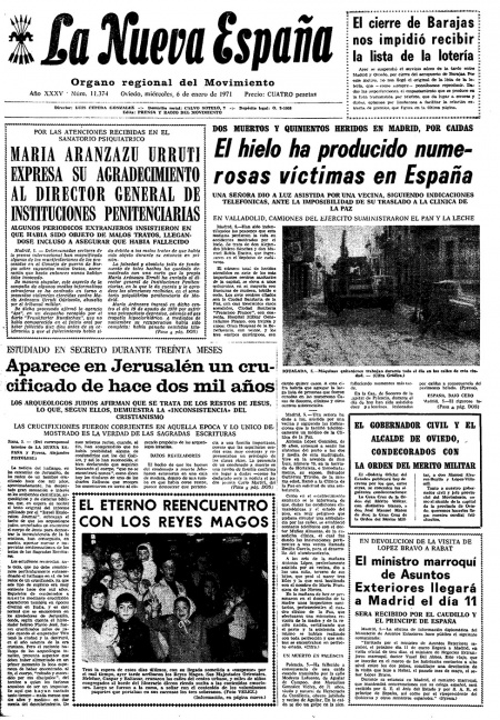 Portada Miércoles 6 de  de 1971