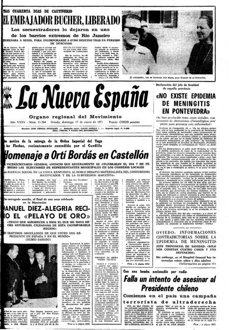 Portada Domingo 17 de  de 1971