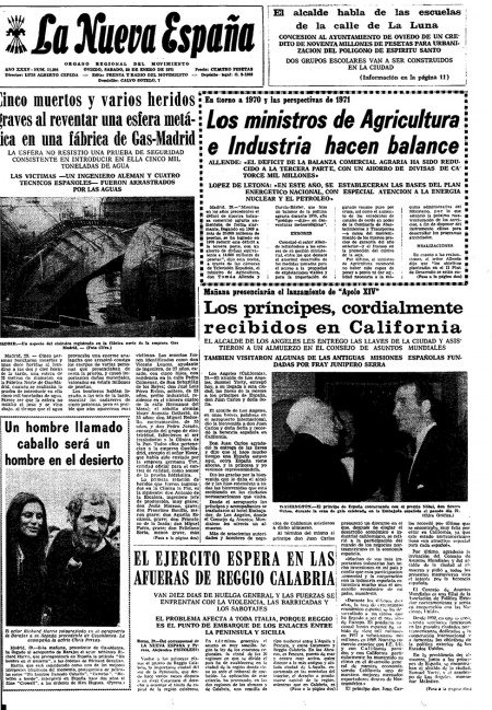 Portada Sábado 30 de  de 1971