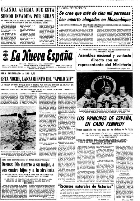 Portada Domingo 31 de  de 1971