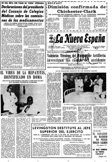 Portada Domingo 21 de  de 1971