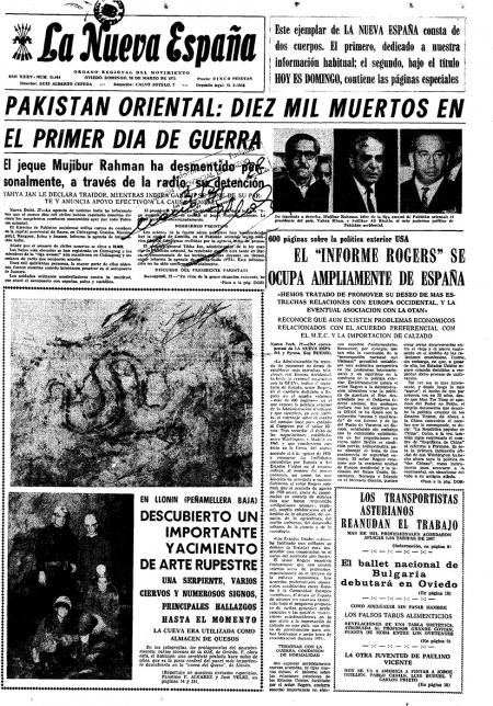 Portada Domingo 28 de  de 1971
