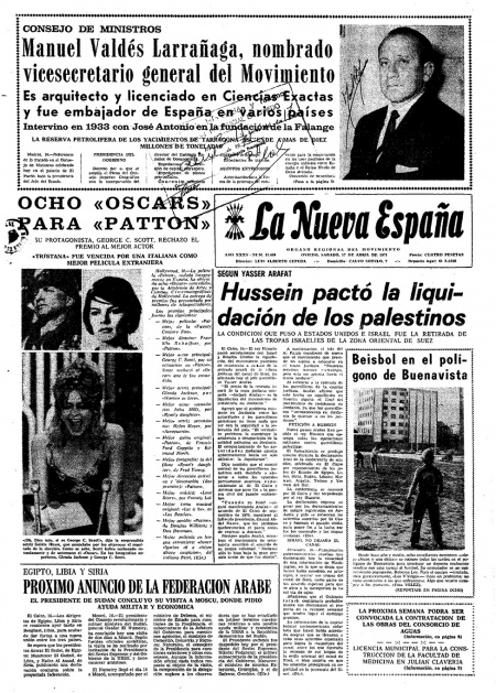 Portada Sábado 17 de  de 1971