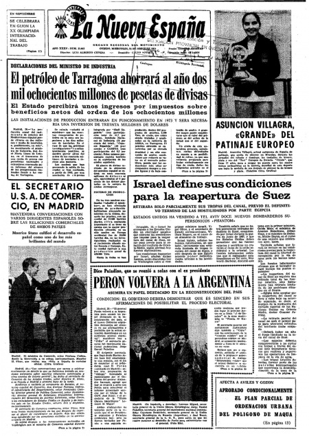 Portada Miércoles 21 de  de 1971