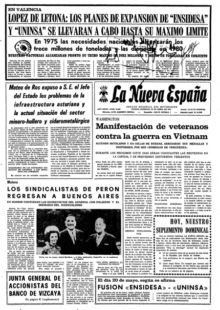 Portada Domingo 25 de  de 1971