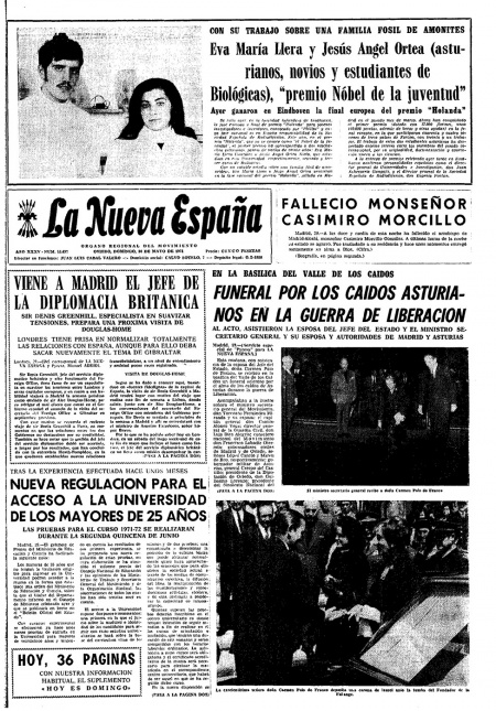 Portada Domingo 30 de  de 1971