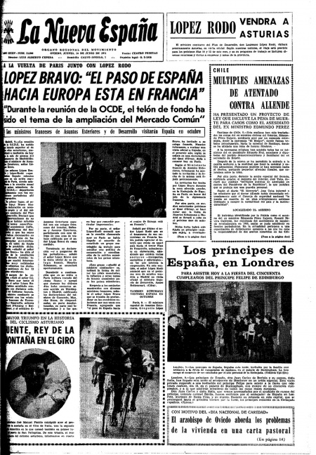 Portada Jueves 10 de  de 1971