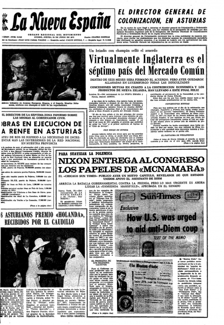 Portada Jueves 24 de  de 1971