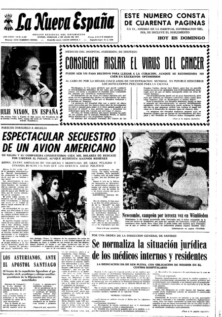 Portada Domingo 4 de  de 1971