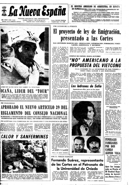 Portada Viernes 9 de  de 1971