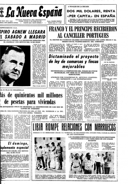 Portada Jueves 15 de  de 1971