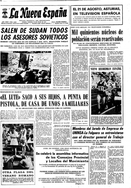 Portada Viernes 30 de  de 1971