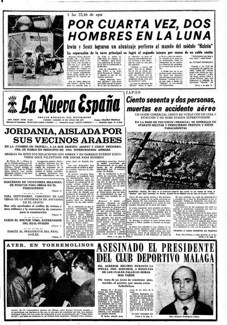 Portada Sábado 31 de  de 1971
