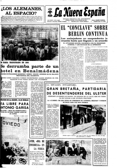 Portada Jueves 12 de  de 1971