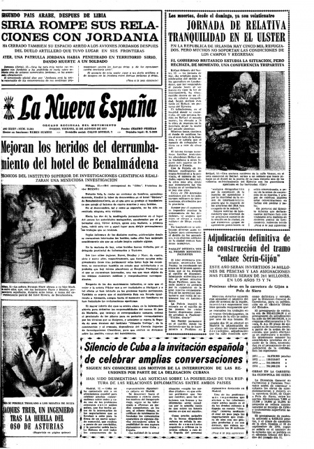 Portada Viernes 13 de  de 1971