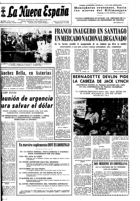 Portada Domingo 15 de  de 1971