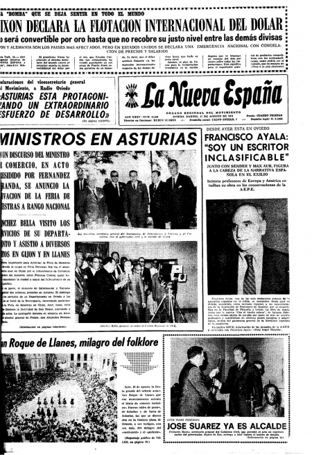 Portada Martes 17 de  de 1971