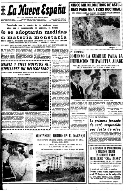 Portada Jueves 19 de  de 1971