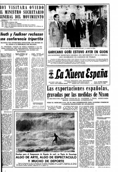 Portada Viernes 20 de  de 1971