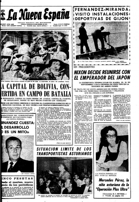 Portada Domingo 22 de  de 1971