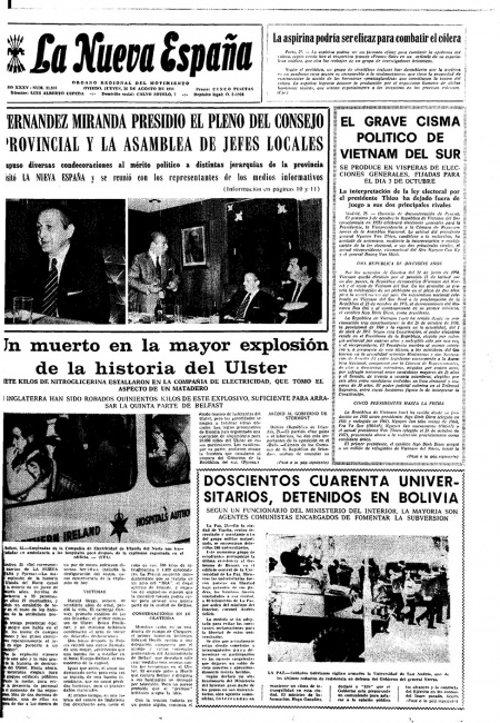 Portada Jueves 26 de  de 1971