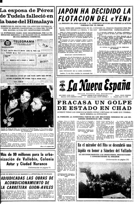 Portada Sábado 28 de  de 1971