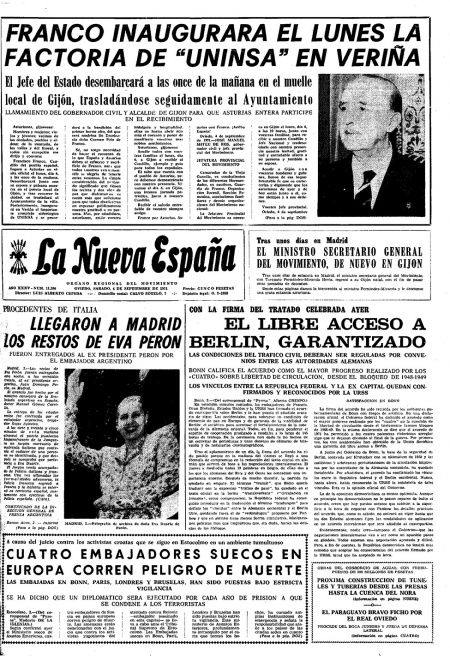 Portada Sábado 4 de  de 1971