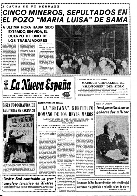 Portada Jueves 6 de  de 1972