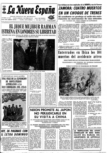 Portada Domingo 9 de  de 1972