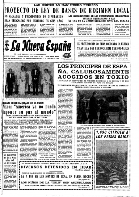 Portada Viernes 21 de  de 1972
