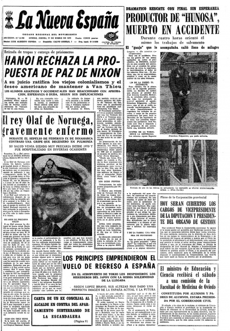 Portada Jueves 27 de  de 1972