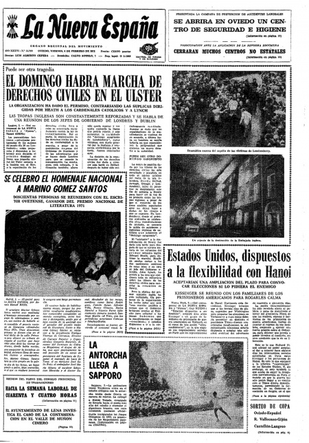 Portada Viernes 4 de  de 1972