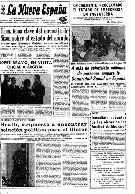 Portada Jueves 10 de  de 1972