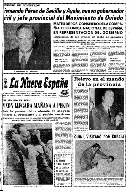 Portada Sábado 19 de  de 1972