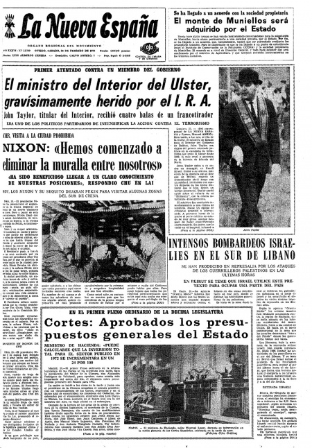 Portada Sábado 26 de  de 1972