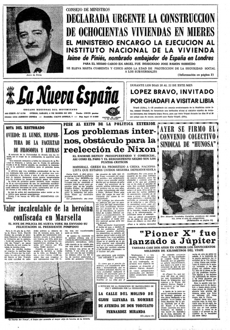 Portada Sábado 4 de  de 1972