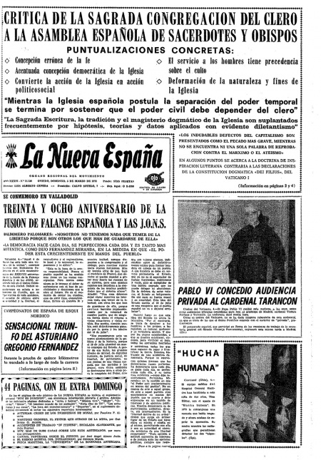 Portada Domingo 5 de  de 1972