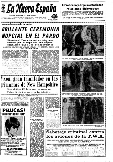 Portada Jueves 9 de  de 1972