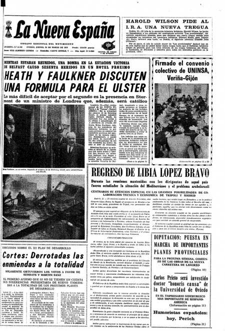 Portada Jueves 23 de  de 1972