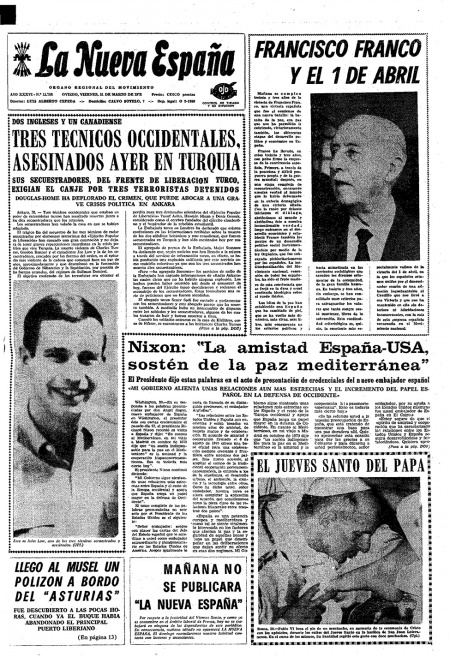 Portada Viernes 31 de  de 1972