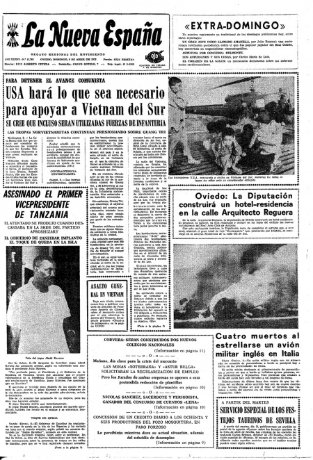 Portada Domingo 9 de  de 1972