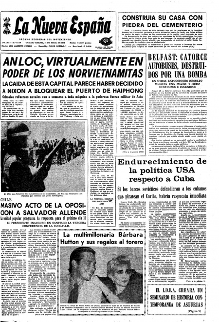 Portada Viernes 14 de  de 1972