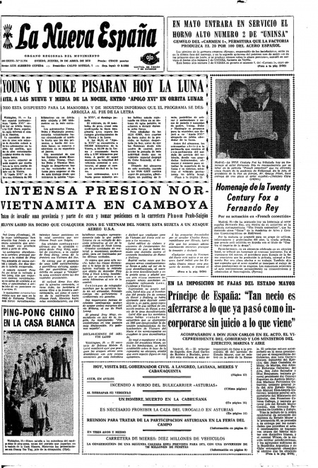 Portada Jueves 20 de  de 1972