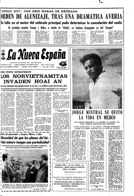 Portada Viernes 21 de  de 1972